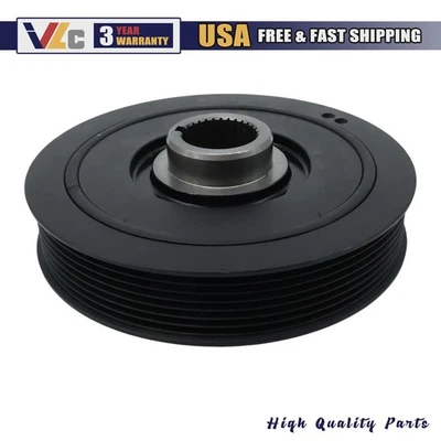 NEW Crankshaft Pulley 13810-RRB-A01 For Honda Acura 2006-11 Civic 2002-2006 RSX - Imagem 1 de 4