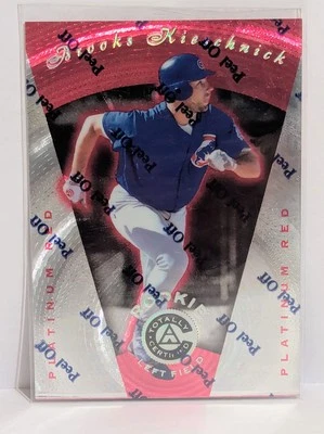 1997 Pinnacle Totally Certified Brooks Kieschnick #118 Platinum Red /3999 (5435) - Image 1 of 2