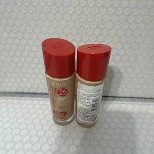 2x Rimmel finitura duratura con fondotinta siero comfort #100 avorio così com'è - Foto 1 di 1