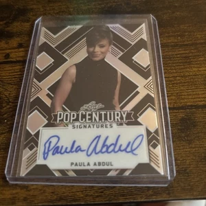 Leaf Metal Pop Century 2022 Paula Abdul plateado negro automático # 3/7 SP - Imagen 1 de 2
