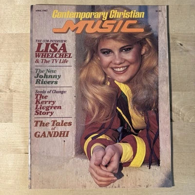 Contemporary Christian Music Magazine CCM April 1983 Issue Lisa Welchel Gandhi Foto 1 de 3