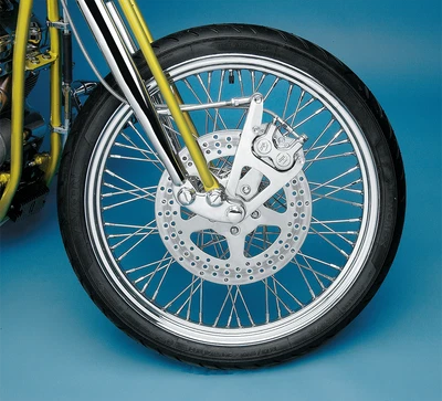 PERFORMANCE MACHINE (PM) Single Disc Caliper - Front - Polished - Springer For - Image 1 of 2