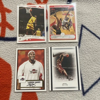 SWEET LEBRON JAMES EARLY BASKETBALL CARD LOT! 05-06 TOPPS SKYBOX PREMIUM - Image 1 of 4