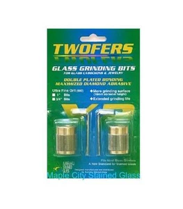 Buntglas AANRAKU Twofer 3/4" Ultra Fine Bit 2 Bits für Feinschliff - Bild 1 von 1