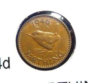 UK 1946 Farthing 👀 - Bild 1 von 2
