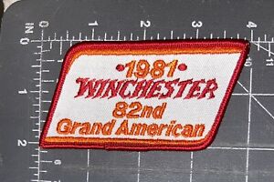 Vintage Winchester 1981 82nd Grand American Patch Shooting Hunting Firearms