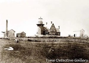 Block Island Southeast Lighthouse, New Shoreham, RI -1880s- Historic Photo Print - Picture 1 of 1