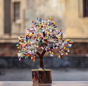 Sieben Chakra Meditation Heilung Geist Aura Kraft Energie Steinschläge Baum - Bild 1 von 8