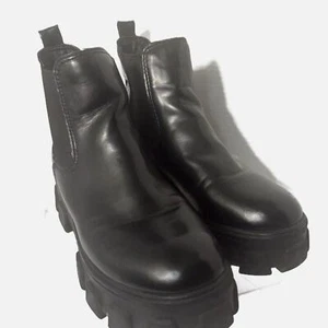 NEW Sam Edelman CIRCUS Women Platform Chelsea Boots Pull On Y2K Goth Witchy 8.5M - Picture 1 of 6