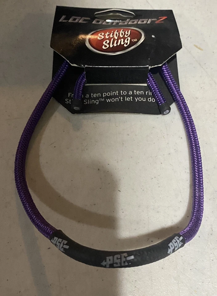 PSE Purple Loc Outdoorz All American Stiffy Sling Archery Hunting Shooting - Image 1 of 1