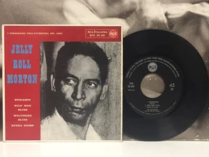 JELLY ROLL MORTON - BOOGABOO + 3 EP 7" EX/EX- ITA 50's RCA EPA 30-341 - Imagen 1 de 3