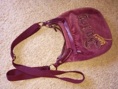 Y2K VINTAGE Authentic JUICY COUTURE Velour Crossbody Bag in GREAT condition!  - Image 1 of 4