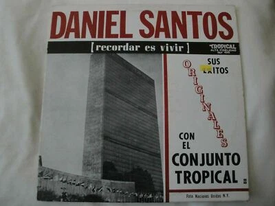 DANIEL SANTOS ORIGINALES CON EL CONJUNTO TROPICAL VINYL LP OBSECION, VENGANZA  - Image 1 of 4