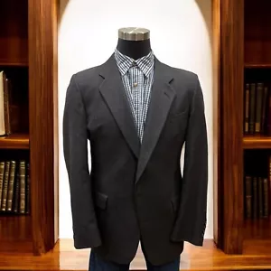 42L Christian Dior MONSIER Suit Jacket Sport Coat Blazer Blue Gray Maroon Stripe - Picture 1 of 12