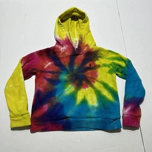 Polo Ralph Lauren Hoodie Boys 6X Tie Dye Sweatshirt Sweater Casual Bright - Picture 1 of 7