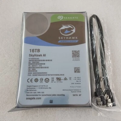 Seagate Skyhawk AI ST16000VE002 16TB  HDD Warrany 1 year - Image 1 of 4