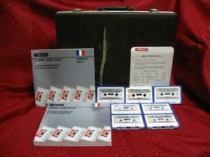Vtg Cassettes Think And Talk French A Program The Berlitz Method BOOK & TAPES - Picture 1 of 8