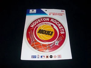 Houston Rockets - NBA - Vintage 6" Button - OFFICIALLY LICENSED - RARE - NEU - Bild 1 von 1