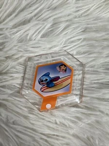 Disney Infinity 1.0 Lilo & Stitch Hangin' Ten Stitch With Surfboard Power Disc - Picture 1 of 4
