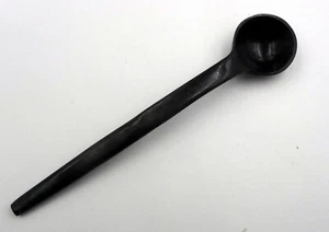 Biologisch Hornlöffel Babylöffel Konfitürelöffel Zebu Horn Madagaskar 18,5 cm  - Bild 1 von 3