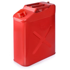 Edelstahl Kanister 20l Benzinkanister Wasser Kanister Diesel Reservekanister Rot - Bild 1 von 4