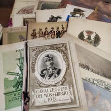 stock calendari militari anni dal 1929 al 1936 (vedi dettaglio)