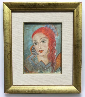 MAESTRO RUSSO LIBERTY (1900/1920) IN CORNICE, olio tela russian avantgarde - Immagine 1 di 4