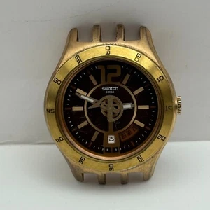 43mm Working Men's Swatch Irony YTG100 Large Date Dial Quartz Watch SR626SW - Picture 1 of 17