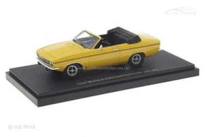 Opel Manta A Cabriolet Karmann 1971 Giallo Avenue43 1:43 60085 - Foto 1 di 4