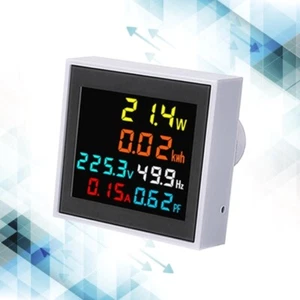 Upgraded Energy Meter Electricity Usage Monitors Voltmeter Ammeter Watt Kwh Test - Bild 1 von 8