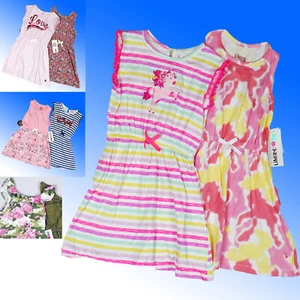 Mädchen Baumwolle Sommerkleid, 2er-Pack Alter 4 5 6 7 8 10 12 Jahre - Bild 1 von 15