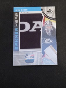 2019-20 UPPER DECK UD SP GAME USED JOHN GIBSON BAS9 BANNER YEAR PATCH ALL STAR