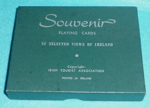 Superb Pair of Vintage Souvenir Playing Cards 52 Selected Views of Ireland 1950s - Picture 1 of 14