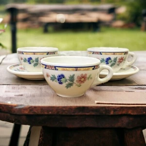 Vintage Syracuse China Dewitt Clinton Hotel China Cups and Saucers - Picture 1 of 10
