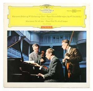 EX+ TRIO DI TRIESTE Haydn & Beethoven DGG 136220 SLPEM RED STEREO 1/61 FD LP - Picture 1 of 3