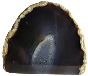 ACHATGEODE AMETHYST DRUSE KRISTALL EDELSTEIN ACHAT GEODE BERGKRISTALL QUARZ - Bild 1 von 3