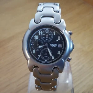 Reloj Cronógrafo Militar Para Hombre Raro Vintage Retro Alpine Force Luminoso Fácil de Leer - Imagen 1 de 11