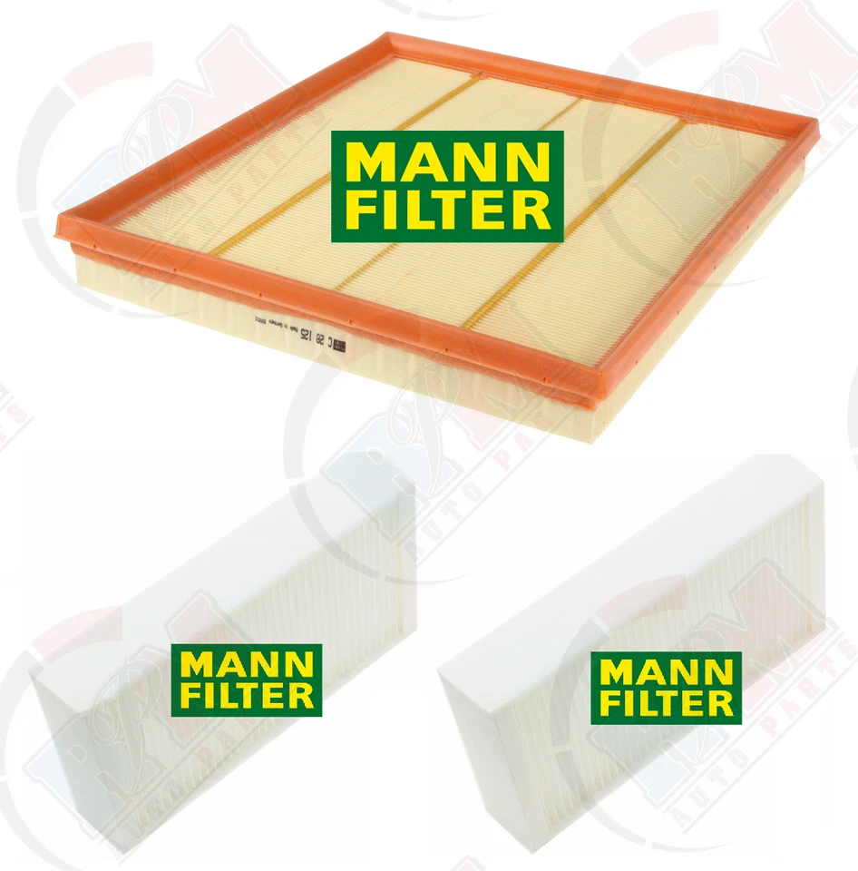 MANN OEM Air Filter + Cabin Pollen Filter for BMW 2011-2017 X3 & 2015-2018 X4 - Image 1 of 1