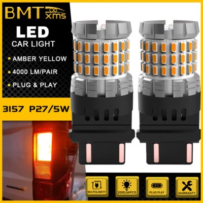 2x 4157 3156 3157 LED Turn Signal Light 4000LM for Dodge Grand Caravan 2007-2019 - Image 1 of 4