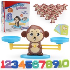 Monkey Balance Cool Math Game Fun Learning, Educational Toy Gift for Kids Boy