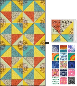 Microfiber Beach Towel - Oversized, Quick Dry for , Sand Free for Kids, Compact - Picture 1 of 12