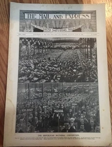 June 30 1900 THE MAIL AND EXPRESS MAGAZINE Republican National Convention - Picture 1 of 2