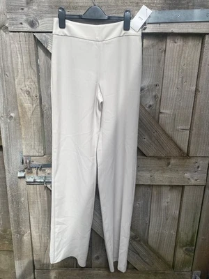 NOVA CALÇA/CALÇA SOCIAL ARMANI COLLECTZIONI PEDRA CLARA PERNA RETA EU38/UK8 - Imagem 1 de 4