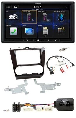 Alpine Bluetooth 2DIN Lenkrad DAB USB Autoradio für Subaru Forester ab 2015 - Bild 1 von 4