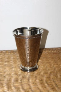 Pottery Barn. Julep Vase Stainless Steel Nickel plated finish. Sz. 6.75 - Picture 1 of 7