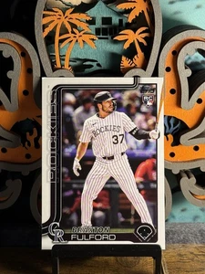 2025 Topps Update Series Baseball US123 Braxton Fulford, Colorado Rockies RC - Bild 1 von 1