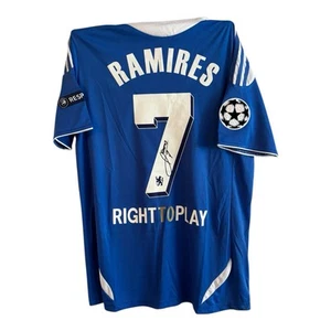 Ramires signed shirt PROOF CHELSEA 2012 JERSEY COA RARE LAMPARD TERRY DROGBA - Picture 1 of 4