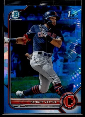 George Valera 2022 Bowman Chrome Sapphire Edition Card #BCP-22 - Image 1 of 2