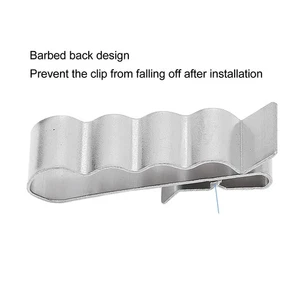 Sicherstellen Sie Die 50 -pc -Kabel Management Clips 304 In Edelstahl - Afbeelding 1 van 23