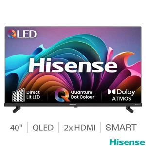 Hisense 40A5NQTUK 40 Inch QLED Smart TV - Picture 1 of 7